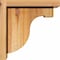 Ekena Millwork Del Monte Rough Sawn Corbel w/Backplate, Western Red Cedar, 6"W x 10"D x 10"H COR06X10X10DEL01RWR - alternate 3